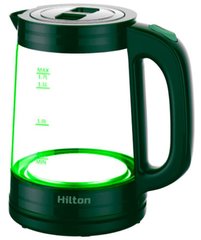 Электрический чайник стеклянный Hilton HEK-175 - 1.7 л