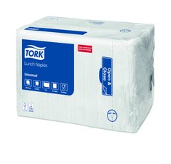 Салфетки белые в упаковке Tork 509300 - 32х32, 500шт