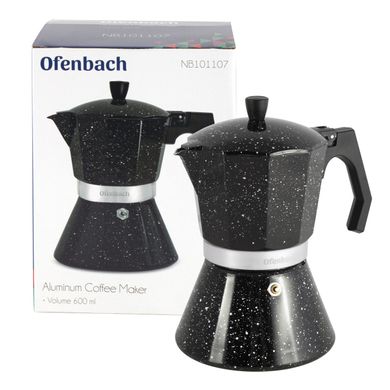 Кофеварка гейзерная Ofenbach KM-101107 -  600мл из алюминия