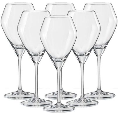 Набір бокалів для вина Bohemia Bravo 40817/420 - 420 мл, 6 шт