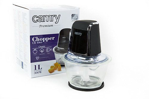 Чоппер зі скляною чашею Camry CR 4066 - 1л