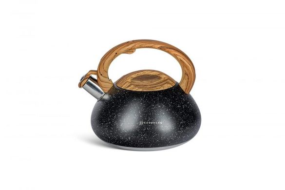 Чайник сферичної форми для плити Edenberg EB-8837 - 3 л, чорний мармур