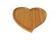 Тарілка з бамбука кругла OMS 9111 Corazon - 27х27х1, 6 см, велика (серце)