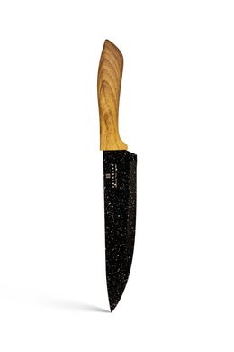 Набір ножів на магнітній підставці Edenberg EB-970 - 6пр/чорні