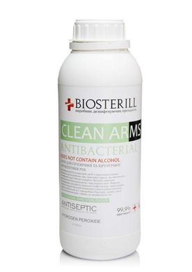 Антисептик для обробки рук BIOSTERILL CLEAN ARMS - 1л, для диспенсерів будь-якого бренду, в тому числі і Tork, Katrin та Jofel