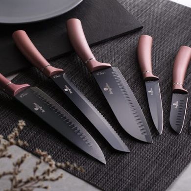 Набор ножей Berlinger Haus I-Rose Edition BH 2513 - 6 предметов