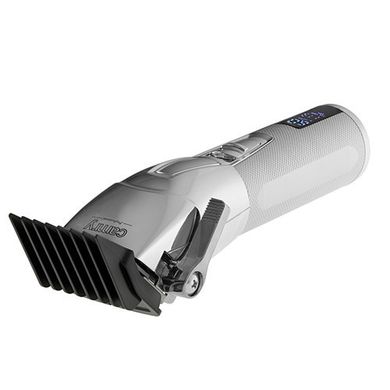 Профессиональная машинка для стрижки волос с ЖК-дисплеем Camry CR-2835S - 100 Вт, серебристая