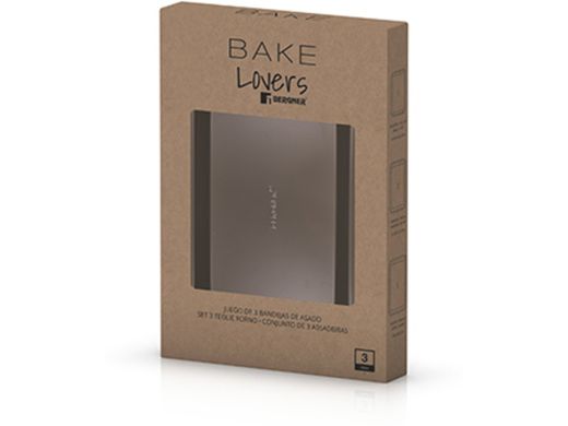 Набір форм для випічки Bergner Bakeware lovers (BG-37193-CO) - 3 предмети