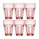 Набор высоких стаканов Bormioli Rocco Rock Bar Peach 418980B03321990/6 - 370 мл, 6 шт