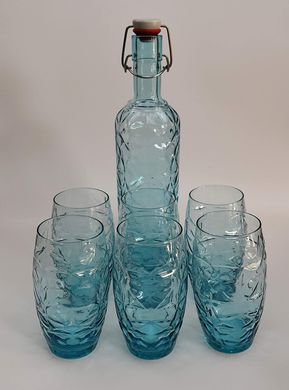 Пляшка для оцту Bormioli Rocco Oriente Cool Blue (320269MQD121990) - 1 л