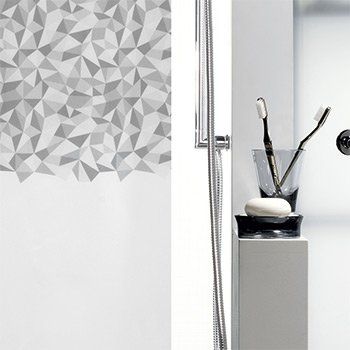 Шторка для ванной Spirella IROKO 18491 (180х200 см), Серый