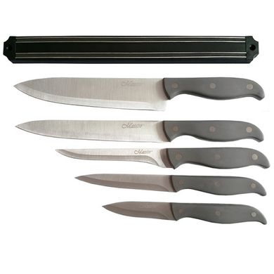 Набір ножів на магнітній планці Maestro MR1428 - 6 пр