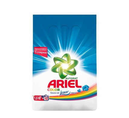Пральний порошок Ariel Color Touch LENOR Fresh 1.5 кг Автомат (8001090661524)