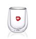 Набір скляних склянок з подвійними стінками Con Brio СВ-8720, 6шт, 200мл