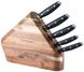 Набір ножів на дерев'яній підставці GIPFEL 6689 - 6 предметів