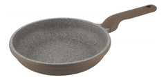 Сковорода лита гранітна Con Brio СВ-2426 - 24см (сіра)