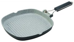 Сковорода-гриль литая Con Brio СВ-2403, 24см, Eco Granite