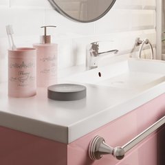 Набор аксессуаров для ванной Bisk NICEA — розовый