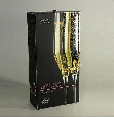 Набір бокалів для шампанського Bohemia Amoroso 40651/200/2 - (200 мл, 2 шт)