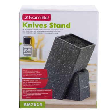 Подставка для ножей с наполнителем Kamille KM-7614 - 18х26х10,6 см