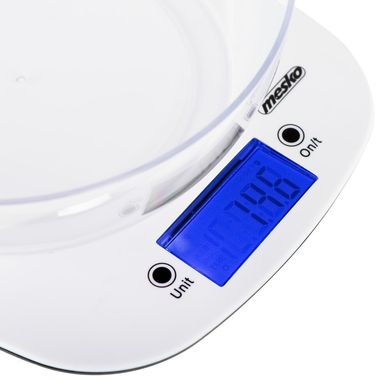 Весы кухонные с чашей Mesko MS 3165 - 5 кг
