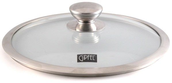 Кришка скляна зі сталевою ручкою GIPFEL STRONG 1014-10 - 28 см