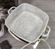 Набір квадратних каструль зі сковородою-гриль та ковшком Edenberg EB-3989 - 12пр/гранітне покриття