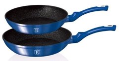 Набор сковородок Berlinger Haus Metallic Line Royal Blue Edition BH-1657 N, Синий