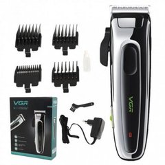 Професійна бездротова електрична машинка для стрижки волосся з РК дисплеєм VGR V-018