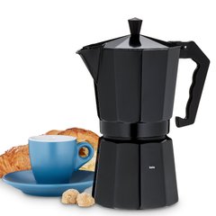 Кофеварка гейзерная Espresso/Moka KELA Italia (10555) - 450 мл, 9 чашек, черная