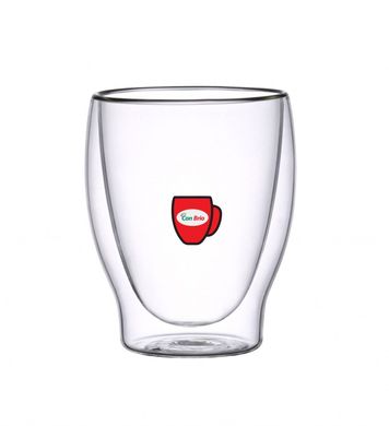 Набір скляних склянок з подвійними стінками Con Brio СВ-8826, 6шт, 260мл