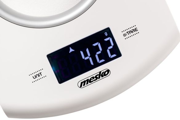 Весы кухонные с чашей Mesko MS 3163 - 5 кг