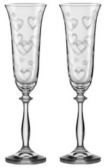 Набор бокалов для шампанского Bohemia Анжела 40600-С5775 - 190 мл, 2 шт