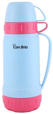 Термос Con Brio CB-356blue (блакитний) - 1 л, Блакитний