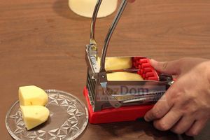 Как резать картофель для жарки фри правильно