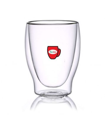 Набір скляних склянок із подвійними стінками Con Brio СВ-8831, 6шт, 310мл