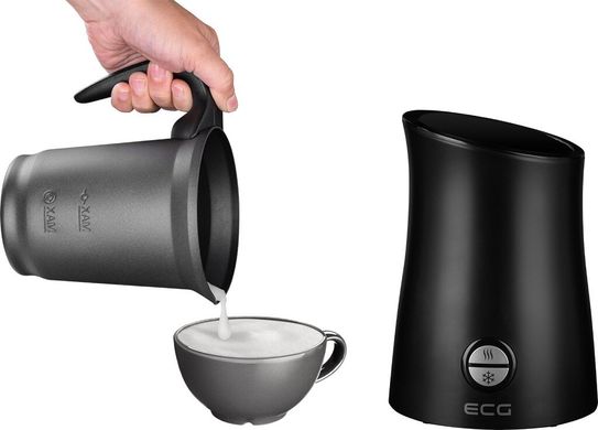 Міксер-пінозбивач ECG NM 2255 Latte Art Black - 500 Вт, чорний
