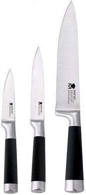 Набір кухонних ножів MasterPro із нержавіючої сталі Bergner BG-4207-MP -3шт