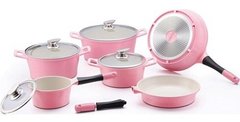 Набор посуды Royalty Line ES-1014CP pink, Розовый