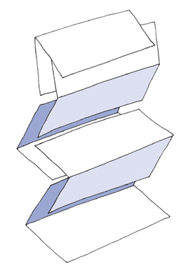 Бумажные полотенца ZZ (V) сложения Katrin Plus 100645 премиум - 2сл/150листов, Белый