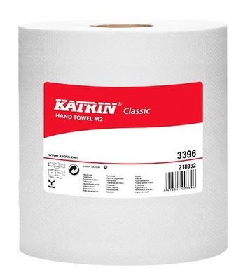 Бумажные полотенца KATRIN Classic 3396 - 2 шара, рулон 150 м