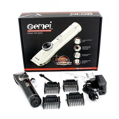Машинка для стрижки волос керамические ножи Gemei GM-6035