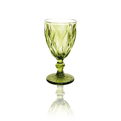Набір келихів для вина S&T Аргайл 9457 - 6 шт/330мл/Green, Зелений