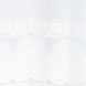 Шторка для ванной текстильная Spirella BRODERIE 10.20116 180x200 см - белая