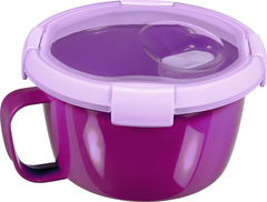 Контейнер кружка для пищевых продуктов Curver Smart 00952 – круглая, фиолетовая