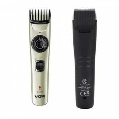Профессиональная машинка для стрижки волос и бороды аккумуляторная VGR V-031