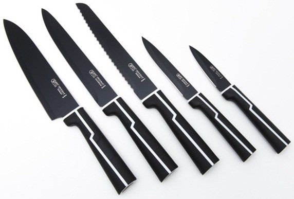 Набір кухонних ножів на підставці GIPFEL 8473 - 6 предметів