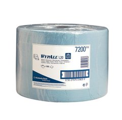 Бумажные протирочные салфетки WYPALL L20 Kimberly Clark 7200 - малый рулон