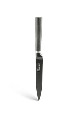 Набор ножей на подставке с мусатом и ножницами Edenberg EB-934 - 8 пр/серый