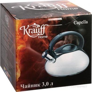 Чайник металлический со свистком Krauff Capella 26-242-025 - 3 л